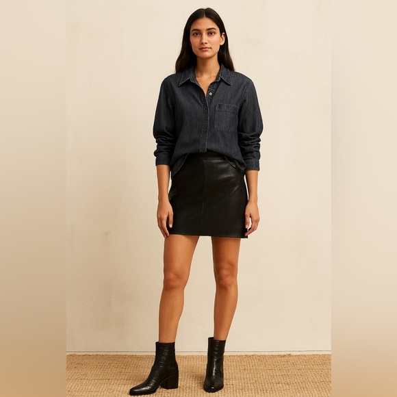 Banana Republic Tops - Banana Republic Indigo Denim Shirt Size XL